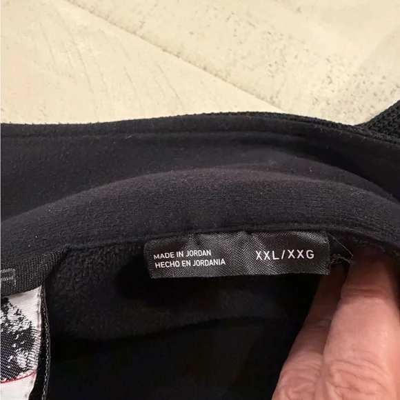 Spyder Sweater Men's XXL Black 1/4 Zip Pullover Long Sleeve - Picture 3 of 14